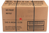 INSP 2026 U.S. Military MRE – 12 Meals (Full Box)