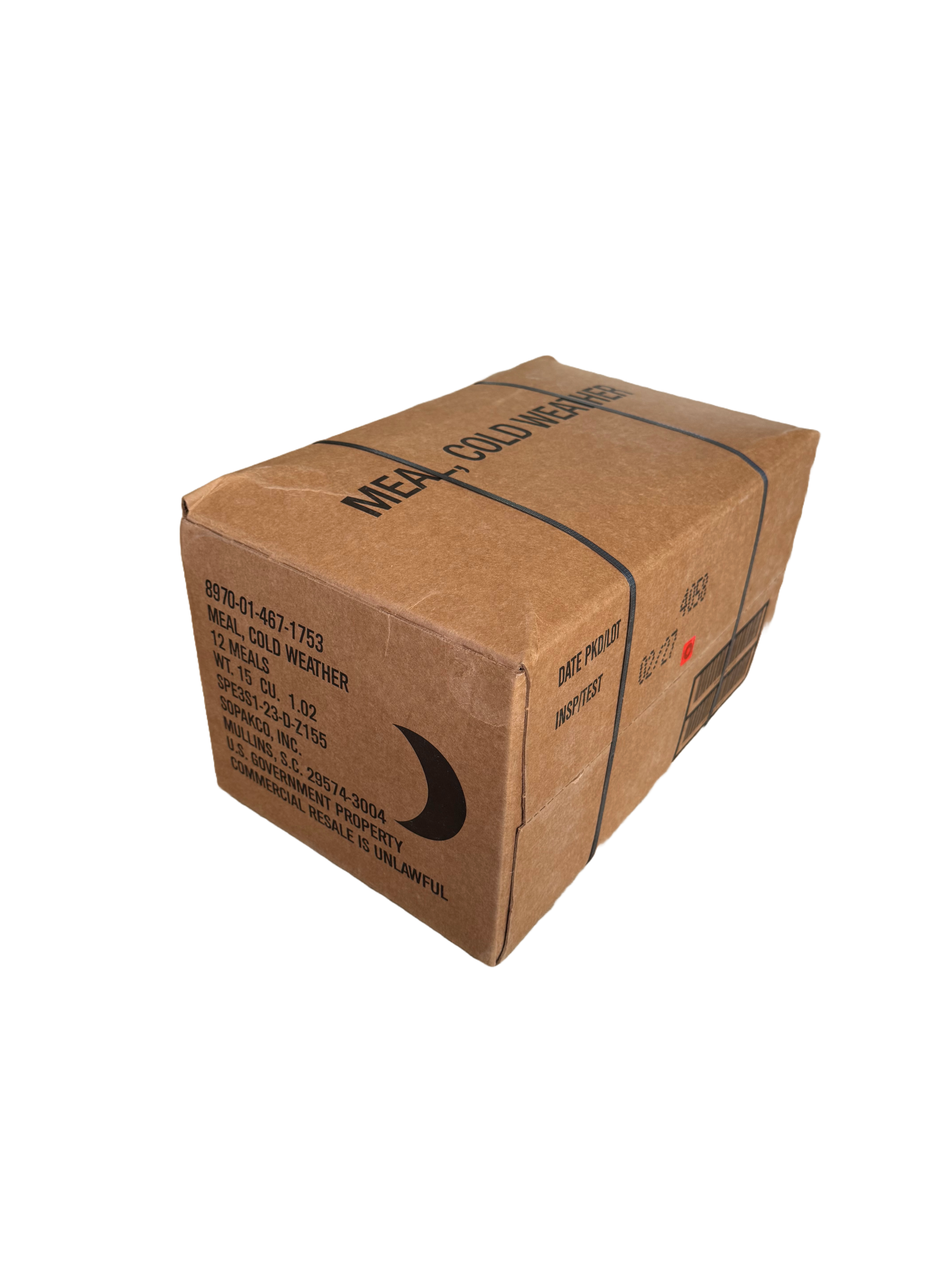 INSP 2027 U.S. Military Cold Weather MRE (MCW) – Four Menus