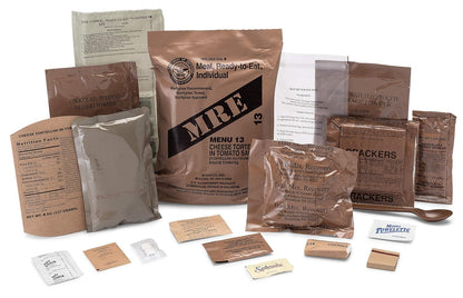 2026 U.S. Meals Ready to Eat (Variety Pack of 12) – (A or B Case Selected at Random) Genuine U.S. Military Surplus
