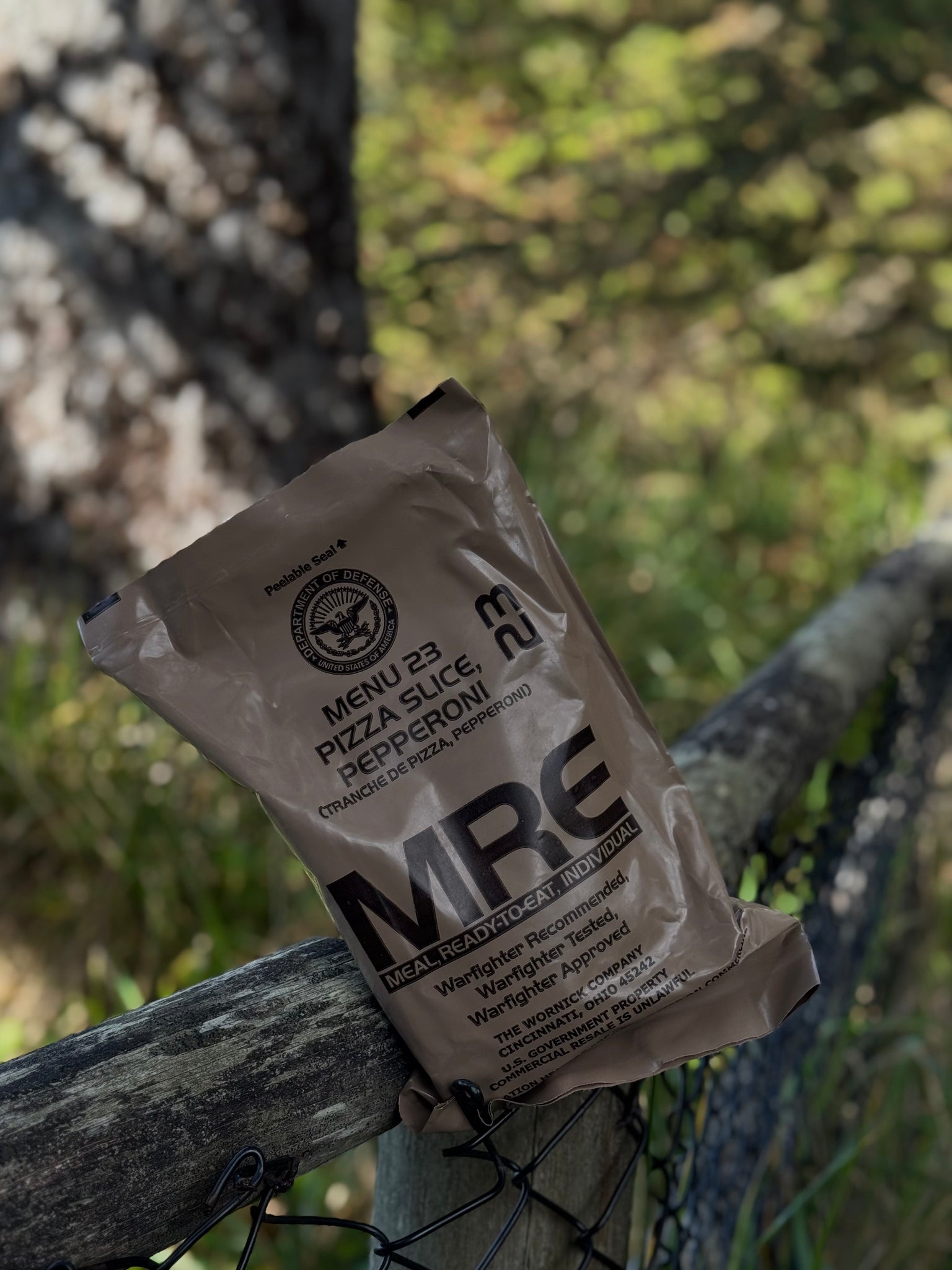 INSP 2026 U.S. Military MRE – Single Meal